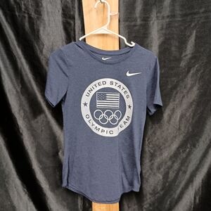 Nike women's small crew neck , short sleeve olympic t shirt